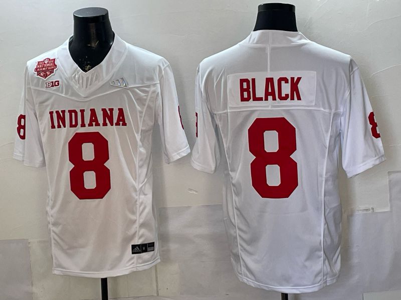 Men 2026 Ohio State Buckeyes #8 Black White 3th generations Limited NCAA Jersey 08->ncaa teams->NCAA Jersey